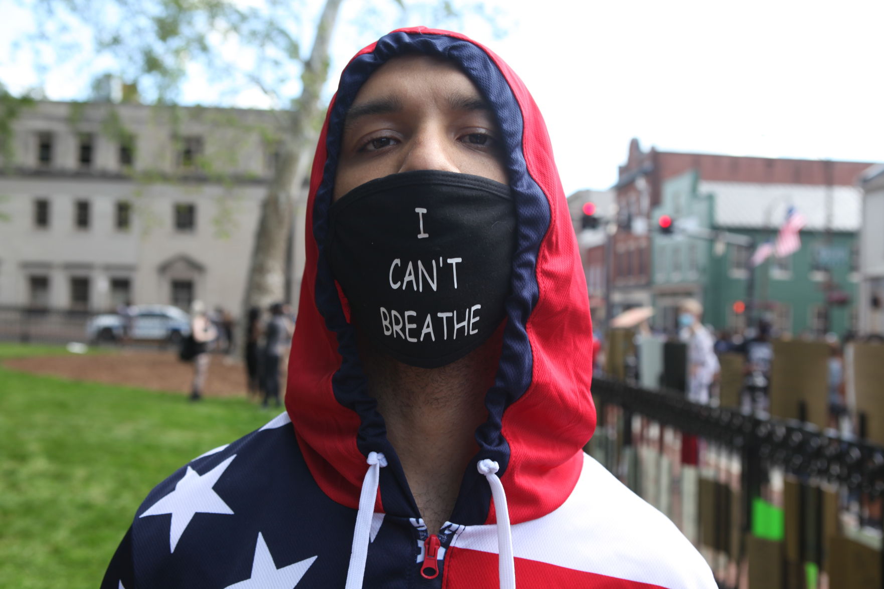 “I Can’t Breathe” Walk Through Leesburg | Face Masks